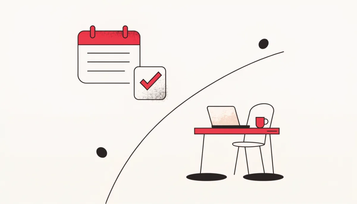 Illustration — A 30-Day IELTS Study Plan That Fits Around a Full-Time Job