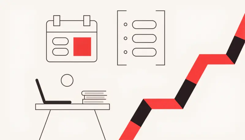 Illustration — Mistake 1: Studying English instead of practising IELTS skills