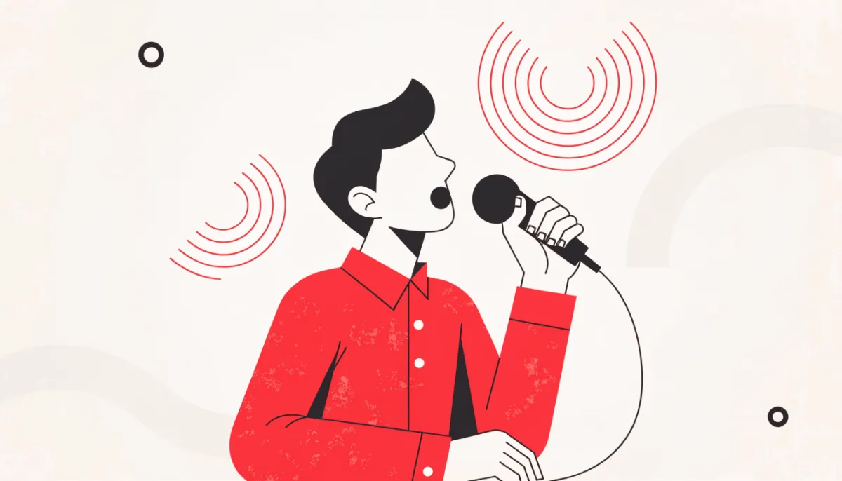 Illustration — "Filler Words in IELTS Speaking: What Is Natural, What Costs Marks"