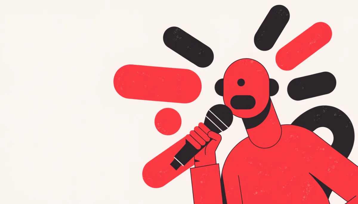 Illustration — "Why Memorised Answers Backfire in IELTS Speaking"