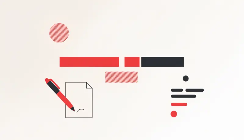 Illustration — Errors five to eight: sentence boundaries and verb forms