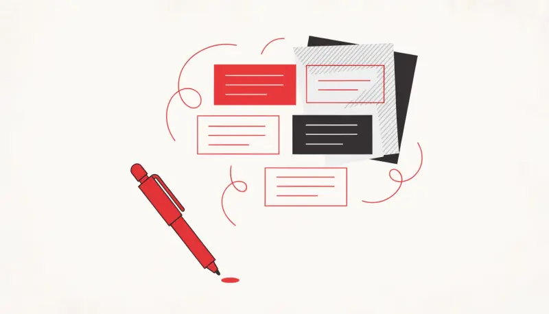Illustration — What should a five-minute plan contain?