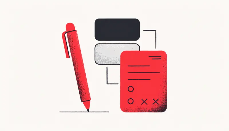 Illustration — A structure that works for every letter